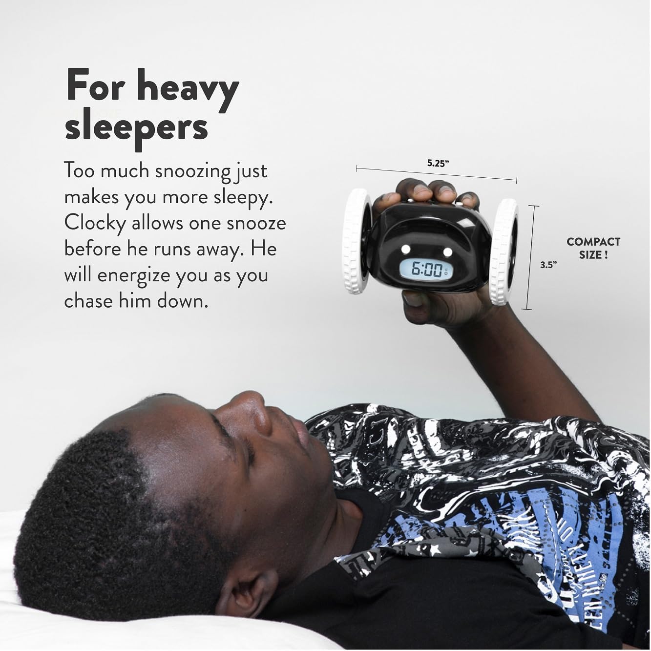 Rolling Alarm Clock
