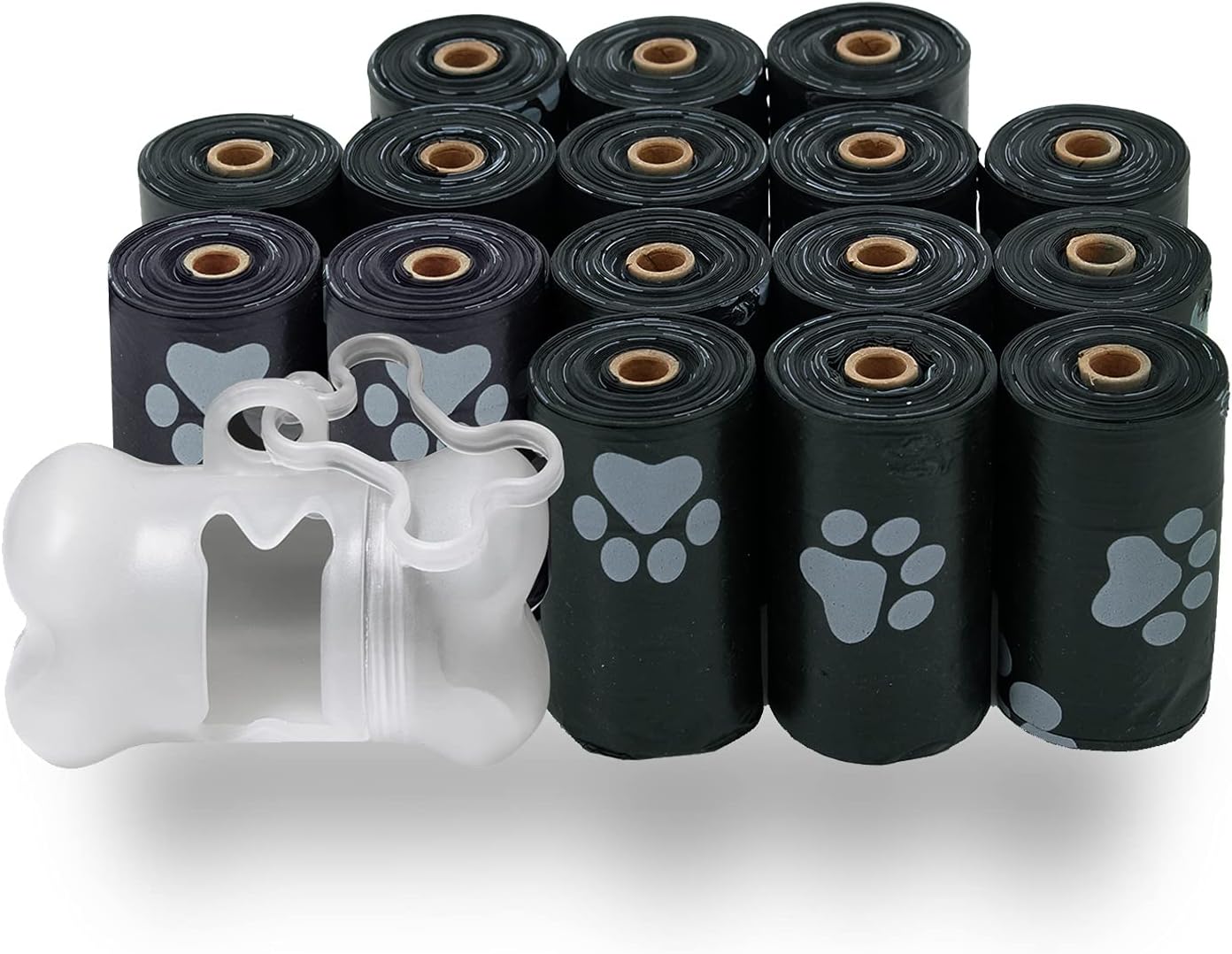 Dog Poop Bags for Waste Refuse Cleanup, Doggy Roll Replacements for Outdoor Puppy Walking and Travel, Leak Proof and Tear Resistant, Thick Plastic - Turquoise, 360 Bags