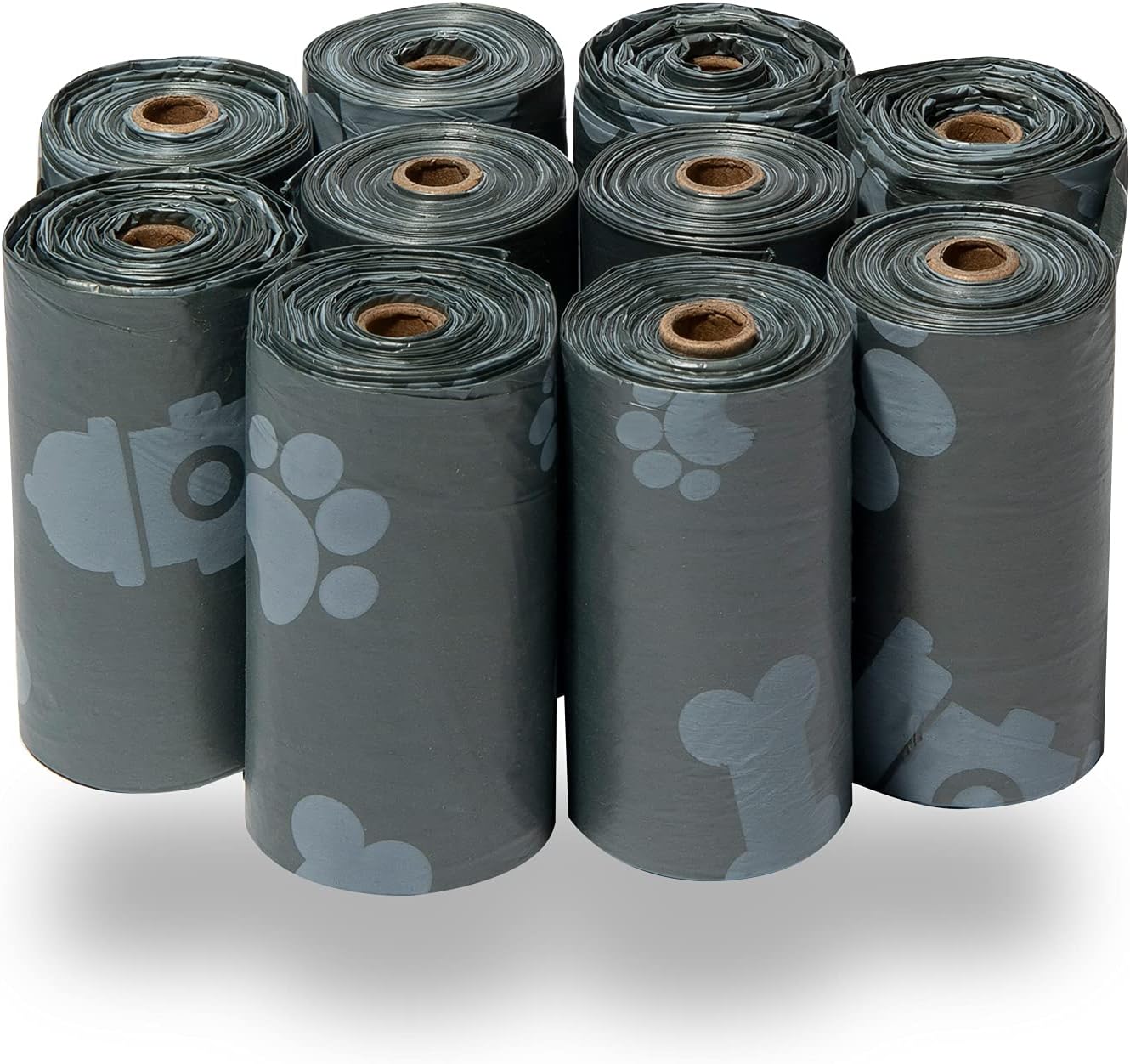 Dog Poop Bags for Waste Refuse Cleanup, Doggy Roll Replacements for Outdoor Puppy Walking and Travel, Leak Proof and Tear Resistant, Thick Plastic - Turquoise, 360 Bags