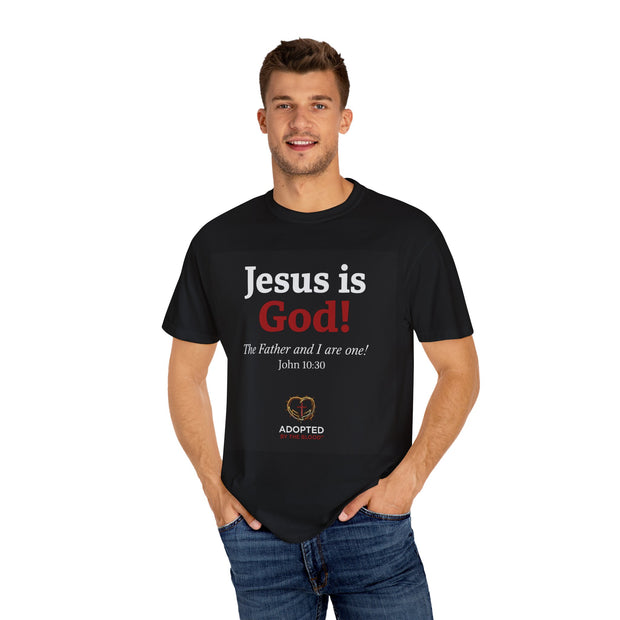 Jesus Is God Unisex Garment-Dyed T-shirt