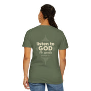 Talk To God Unisex Garment-Dyed T-shirt