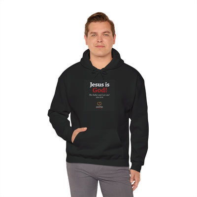Jesus Is God Unisex Heavy Blend™ Hooded Sweatshirt