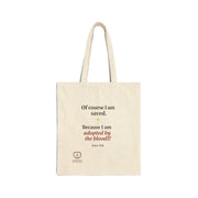 I am saved Cotton Canvas Tote Bag