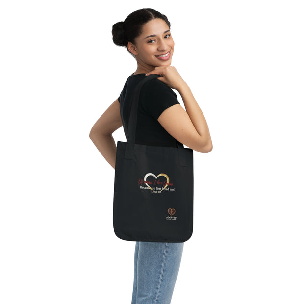 Loved First Organic Canvas Tote Bag