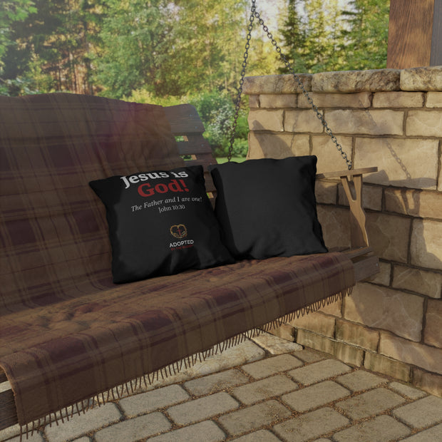 Jesus Is God Outdoor Pillows