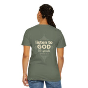 Talk To God Unisex Garment-Dyed T-shirt
