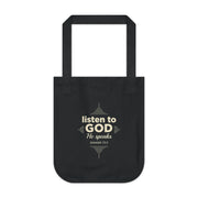 Talk To God Organic Canvas Tote Bag