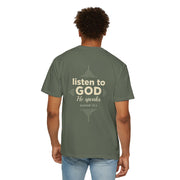 Talk To God Unisex Garment-Dyed T-shirt