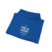 Talk To God Unisex Heavy Blend™ Hooded Sweatshirt