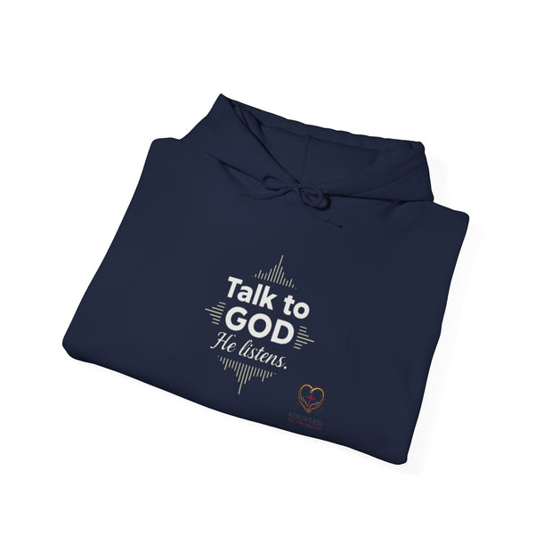 Talk To God Unisex Heavy Blend™ Hooded Sweatshirt