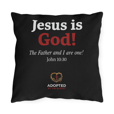 Jesus Is God Outdoor Pillows