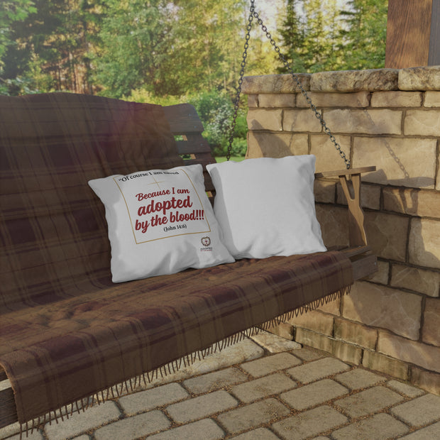 I Am Saved Outdoor Pillows