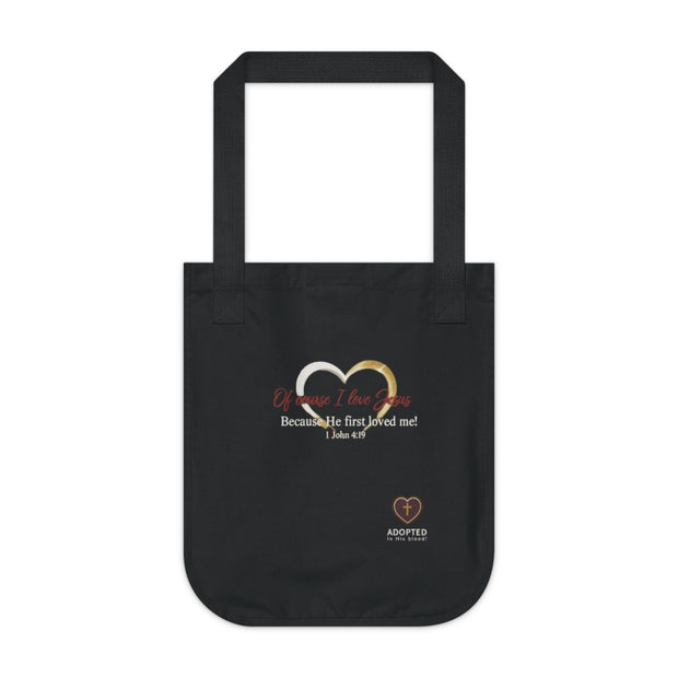 Loved First Organic Canvas Tote Bag
