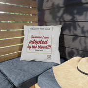 I Am Saved Outdoor Pillows