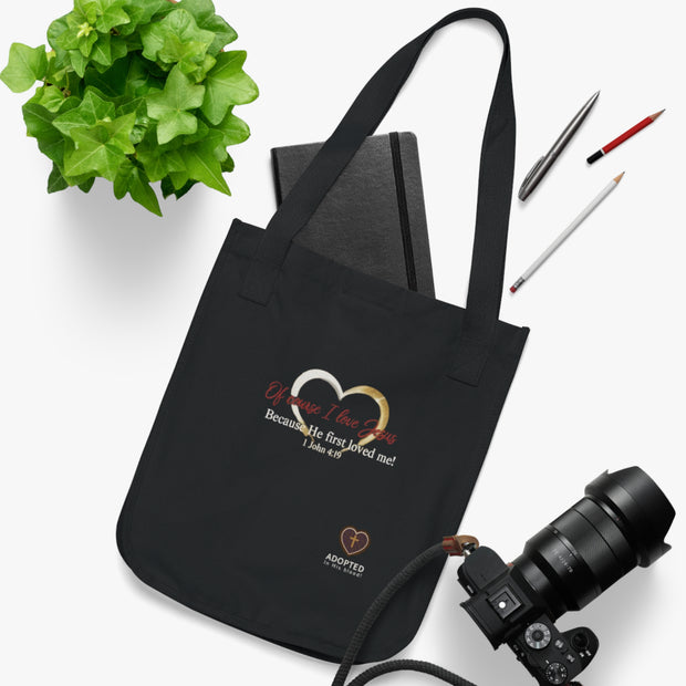 Loved First Organic Canvas Tote Bag