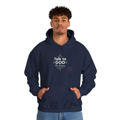 Talk To God Unisex Heavy Blend™ Hooded Sweatshirt