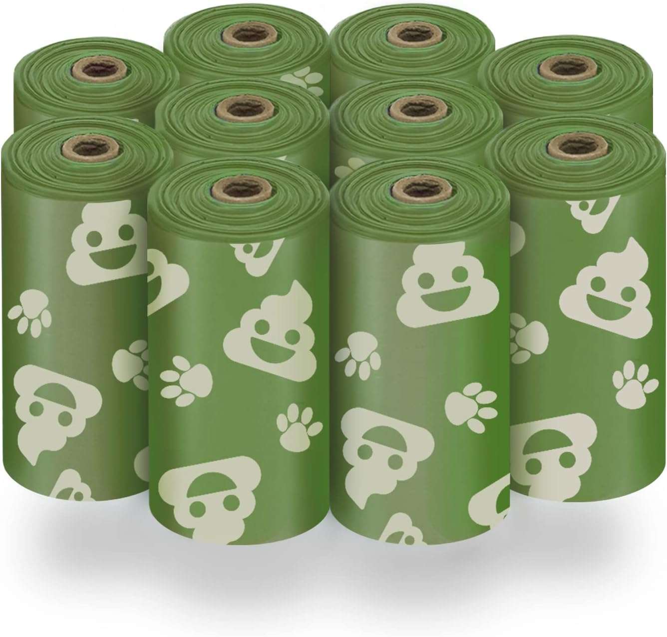Dog Poop Bags for Waste Refuse Cleanup, Doggy Roll Replacements for Outdoor Puppy Walking and Travel, Leak Proof and Tear Resistant, Thick Plastic - Turquoise, 360 Bags