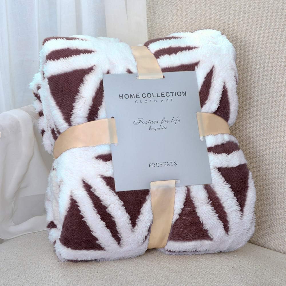 Sherpa Fleece Blanket 71X80 Fuzzy Soft Throw Blanket Dual Sided Blanket for Couch Sofa Bed (Grey, 71''X 80'')