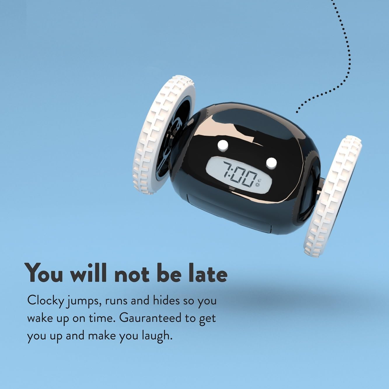 Rolling Alarm Clock