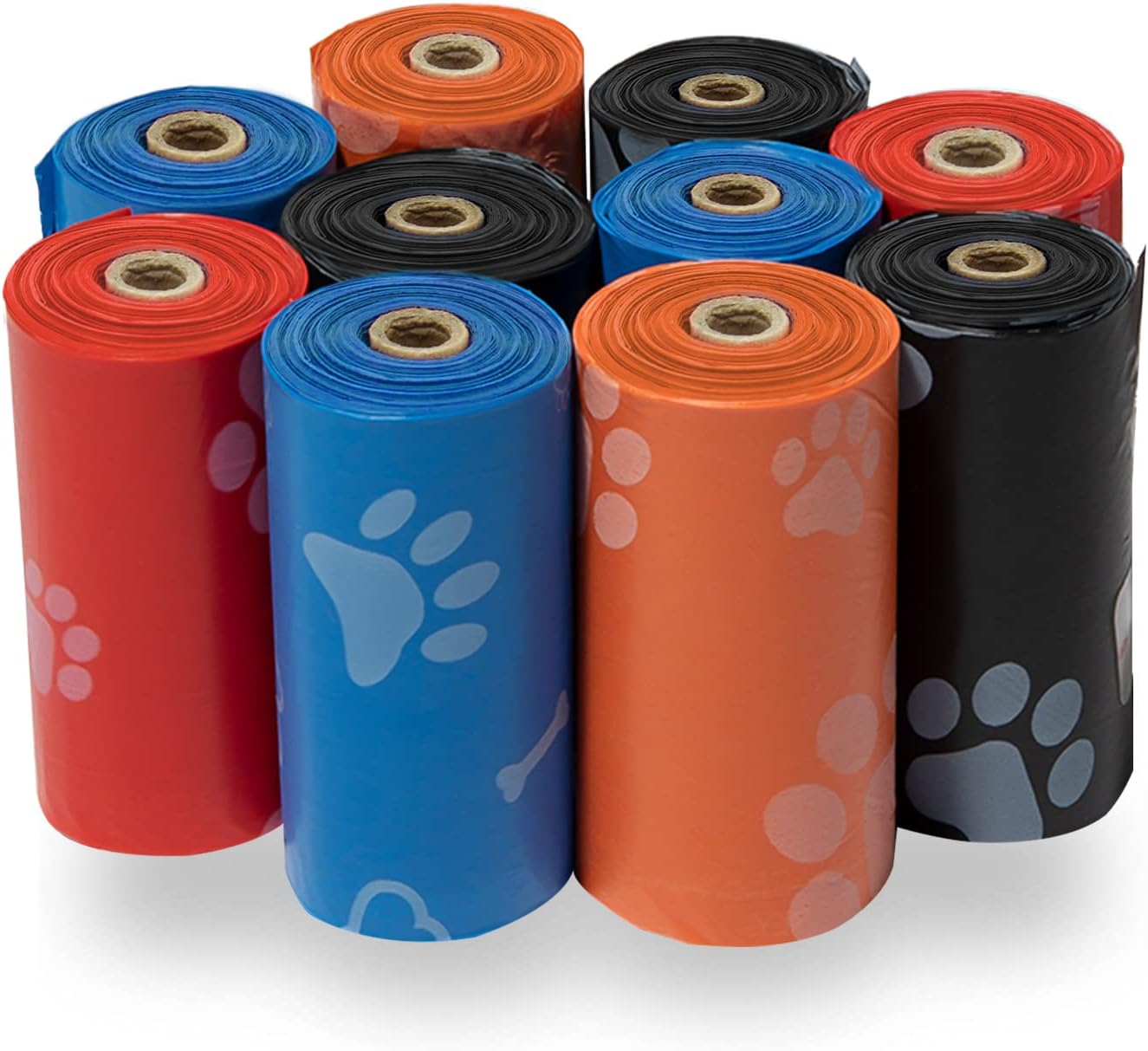 Dog Poop Bags for Waste Refuse Cleanup, Doggy Roll Replacements for Outdoor Puppy Walking and Travel, Leak Proof and Tear Resistant, Thick Plastic - Turquoise, 360 Bags