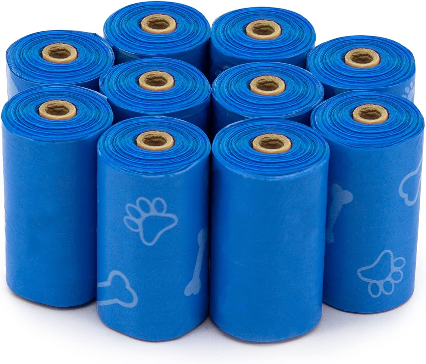 Dog Poop Bags for Waste Refuse Cleanup, Doggy Roll Replacements for Outdoor Puppy Walking and Travel, Leak Proof and Tear Resistant, Thick Plastic - Turquoise, 360 Bags
