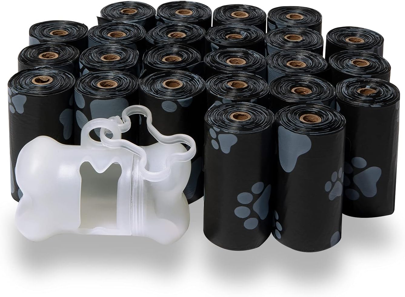 Dog Poop Bags for Waste Refuse Cleanup, Doggy Roll Replacements for Outdoor Puppy Walking and Travel, Leak Proof and Tear Resistant, Thick Plastic - Turquoise, 360 Bags