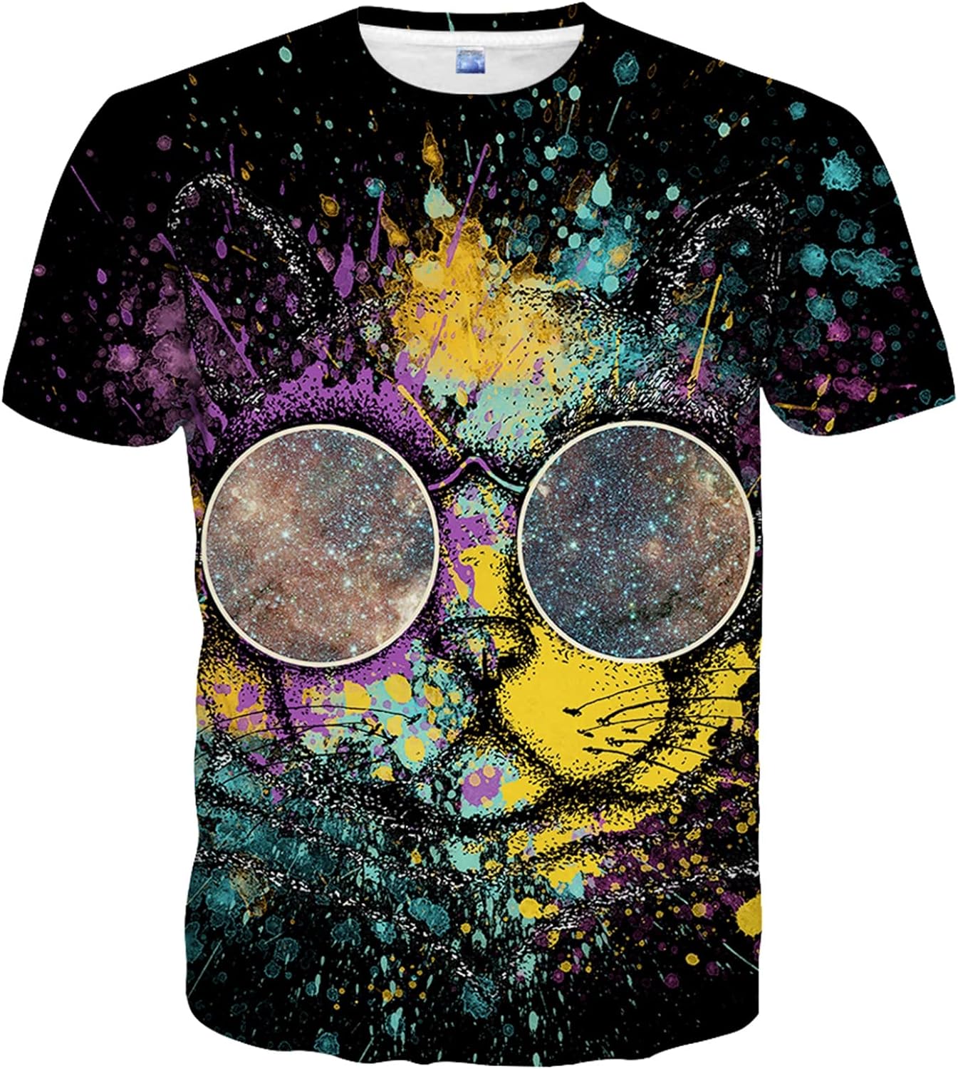 Mens Womens Graphic T-Shirts Unisex 3D Printed Short Sleeve Shirts Tops