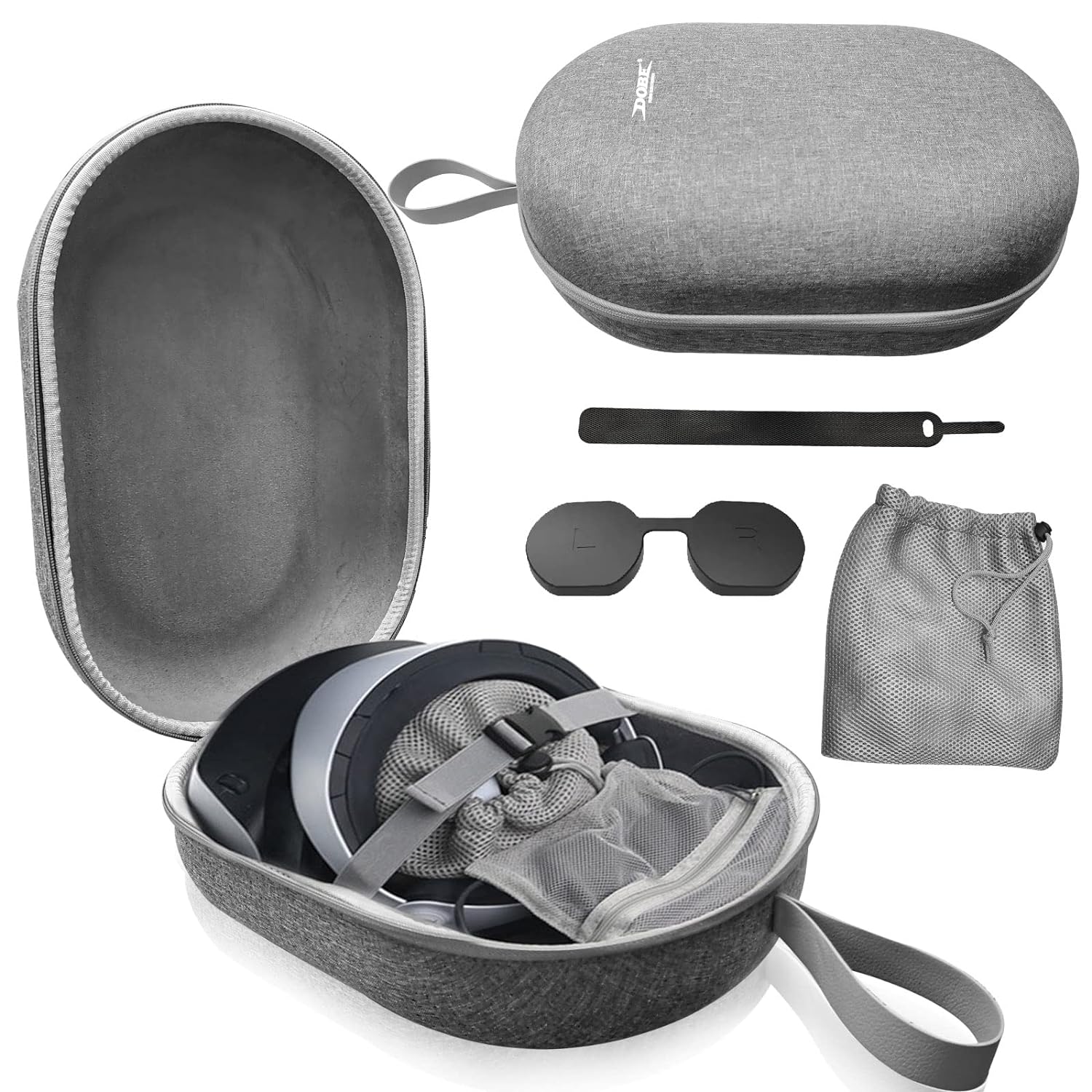 Carrying Case for PS5, Travel Bag Storage for PS5 Console Disc/Digital Edition and Controllers, Protective Shoulder Bag for PS5, Controllers, Game Cards, HDMI and Accessories Case